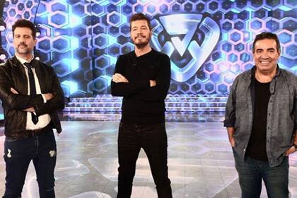 Tinelli con Listorti y Diego Pérez