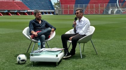 Tinelli acompañó a Matías Lammens en su primera etapa en San Lorenzo, y buscó ser el presidente de la AFA