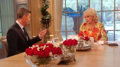 Tinelli, Mirtha y un almuerzo picante