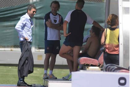 Tinelli, Pizzi y todo San Lorenzo quieren que hoy sea un gran día