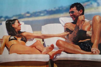 Tinelli y Calabró, cuando disfrutaban del verano 2012