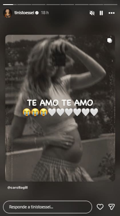 Tini compartió el anuncio en sus redes sociales (Foto: Instagram @carollagill)