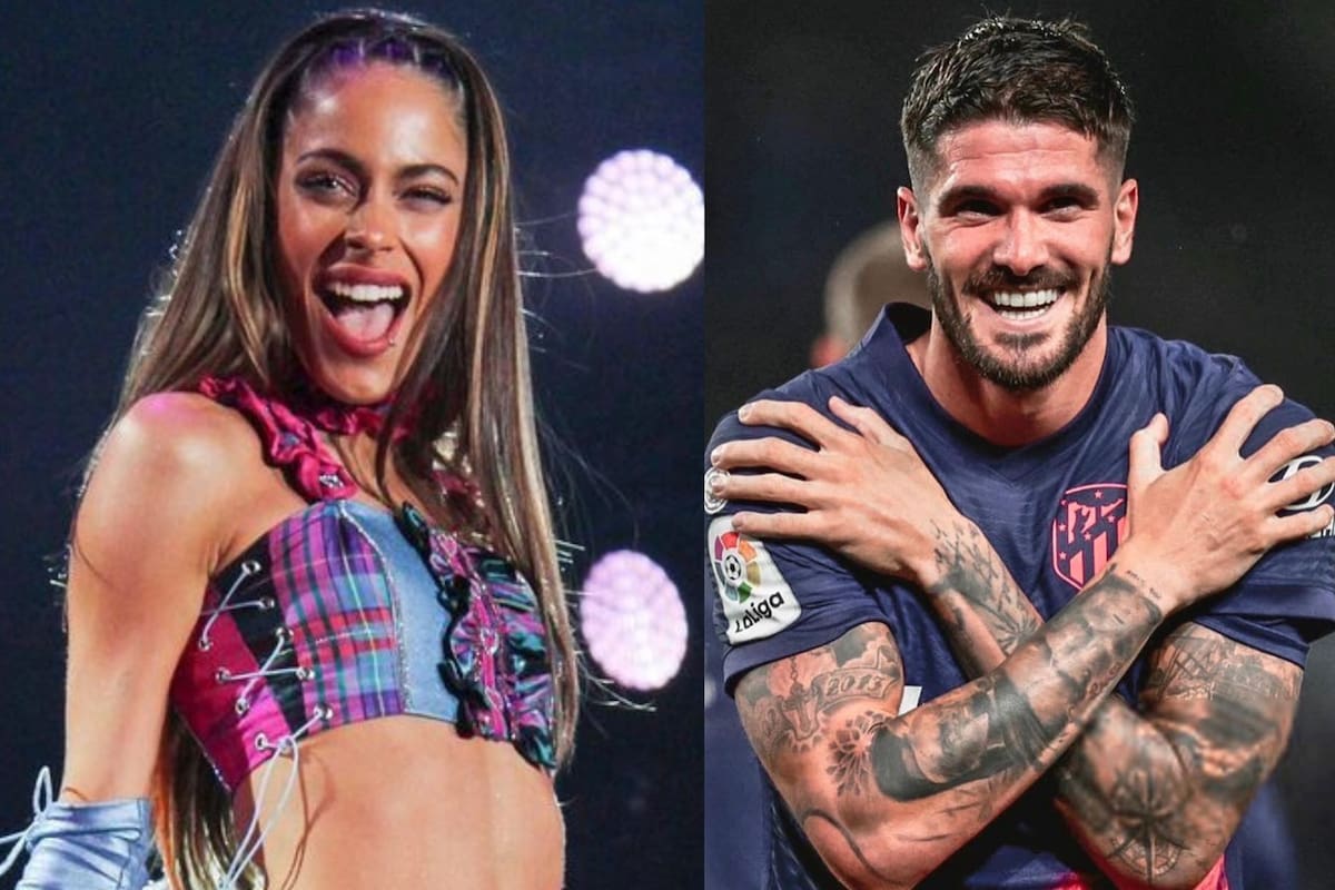 Tini fue a ver a De Paul a un partido de fútbol en Madrid y un hincha le hizo una singular advertencia