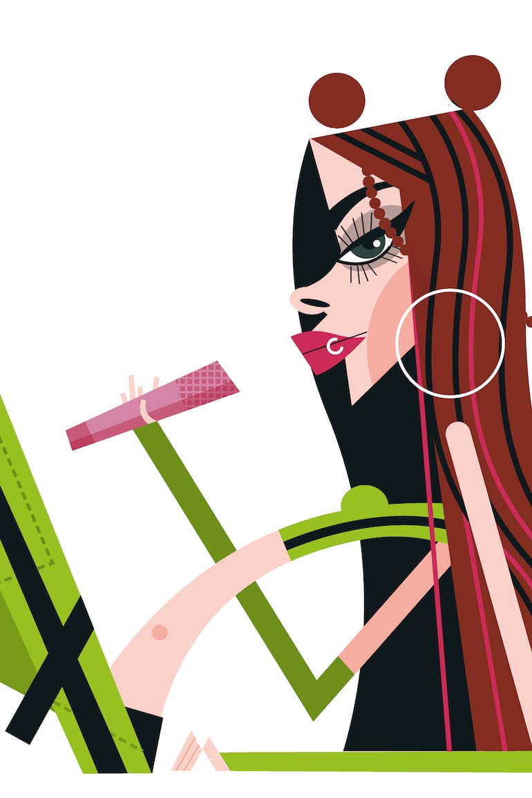 Tini Stoessel. ilustración
