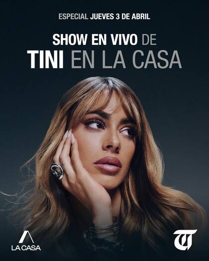 Tini Stoessel en La Casa Streaming (Foto: Instagram @somoslacasaok)