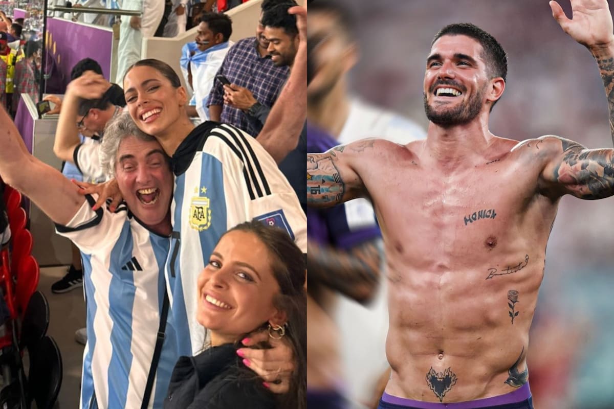 Tini Stoessel le dedicó un romántico mensaje a Rodrigo De Paul tras la victoria argentina