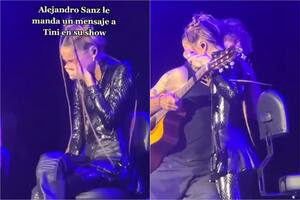 Tini Stoessel lloró en pleno show (Foto: Captura de video)
