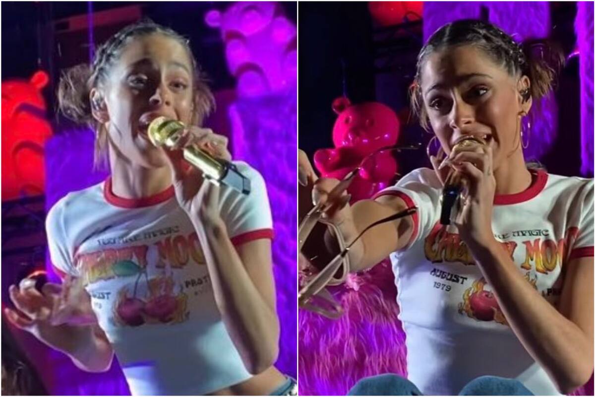 Tini Stoessel sorprendió a todos en la fiesta Bresh (Foto: Twitter @radianttini)