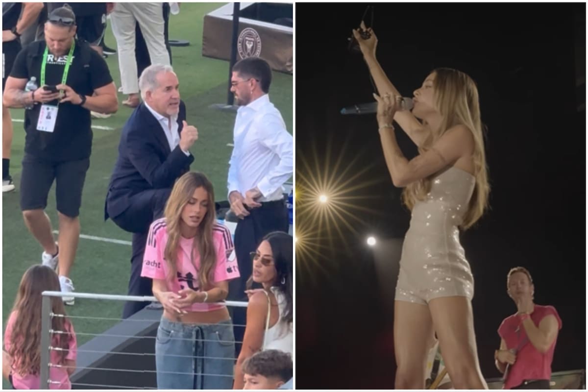 Tini Stoessel vivió un fin de semana muy movido en Miami: acompañó a su pareja, Rodrigo De Paul, se reencontró con Antonela Roccuzzo y cantó en el escenario con Coldplay