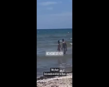 Tini Stoessel y Rodrigo De Paul en unas vacaciones en Miami