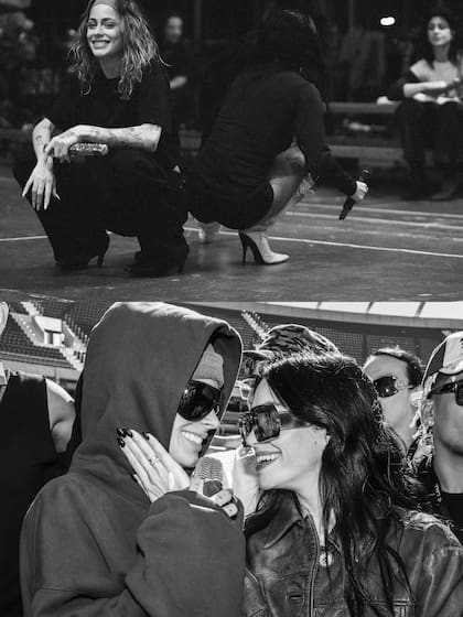 Tini subió a su cuenta de Instagram un álbum con fotos que resumieron la previa del show que ofició con Lali en River