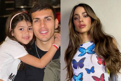 Tini visitó a De Paul en la concentración y la hija de Paredes no pudo contener la emoción