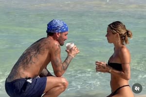 Tini y De Paul disfrutando de sus vacaciones juntos