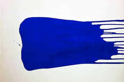 Yves Klein, Monocromo azul sín título (IKB 27), ca. 1957