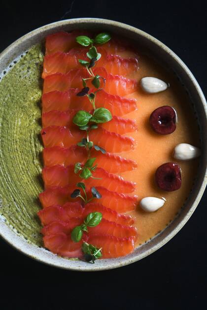 Tiradito de truchón