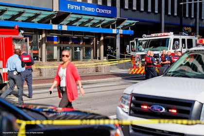 Tiroteo en EE.UU.: un hombre abrió fuego en el centro de Cincinnati y hay heridos