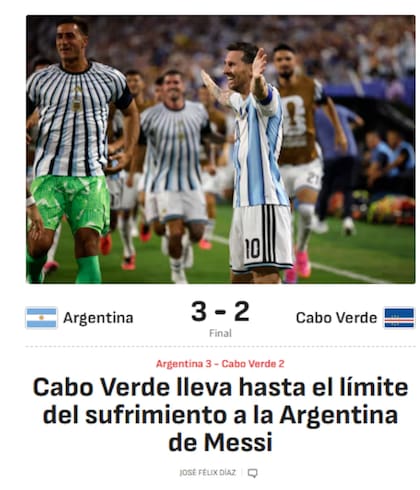 Titular de Diario As, de España
