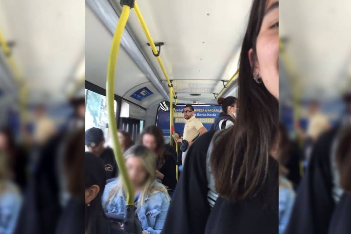 Tiziana asegura que se encontró con el cantante puertorriqueño Bad Bunny en el colectivo, le sacó una foto y se volvió viral