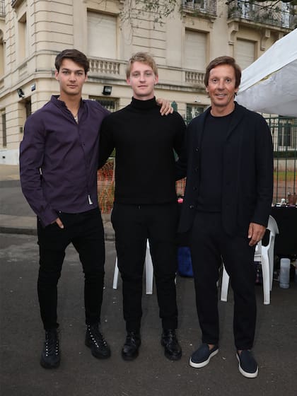 Tiziano, Balthazar y Alejandro Gravier