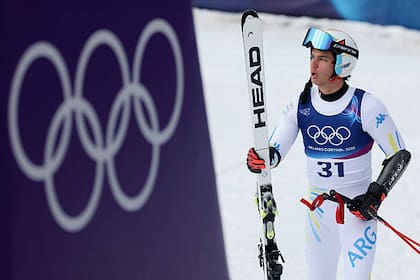 Tiziano Gravier es el argentino más destacado hasta el momento en los JJOO de Invierno, ya que logró un 28° puesto en Súper-G