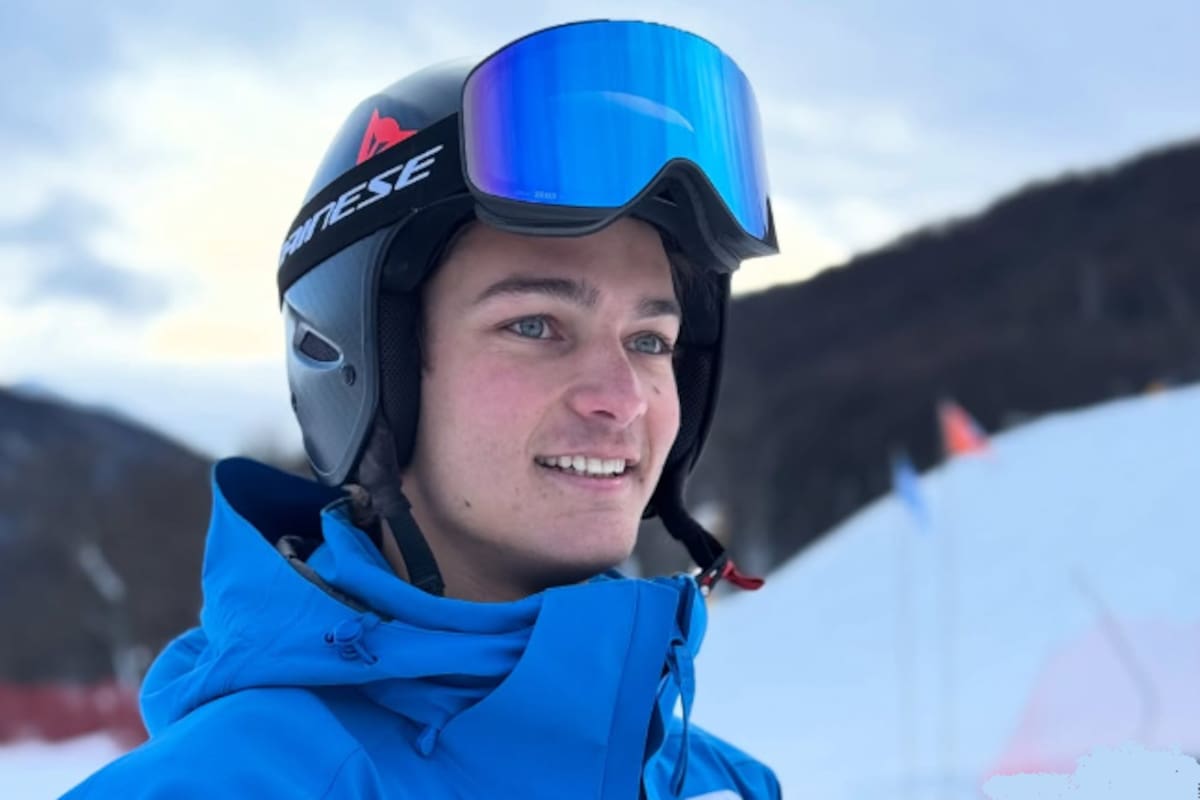 Tiziano Gravier y la alegría por su debut en los Juegos Olímpicos de Invierno