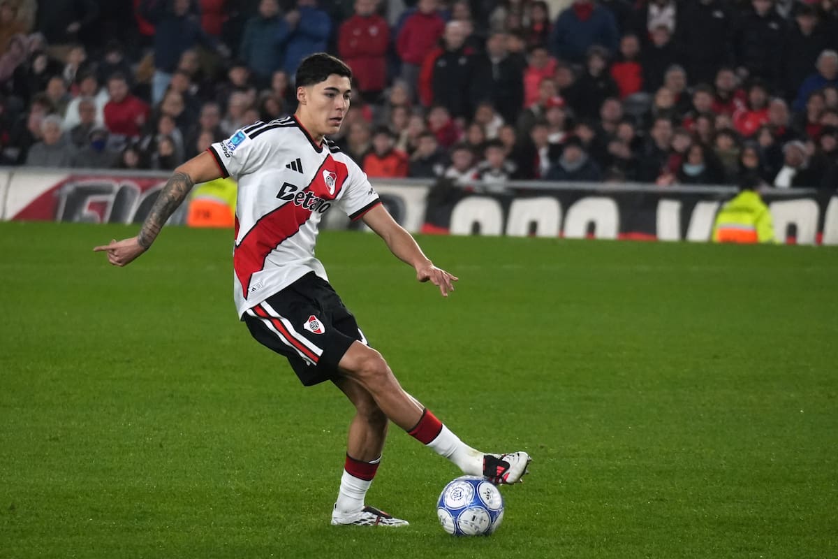 Tobías Andrada se convirtió en uno de los jugadores más importantes de River; sería titular ante Atlético Tucumán