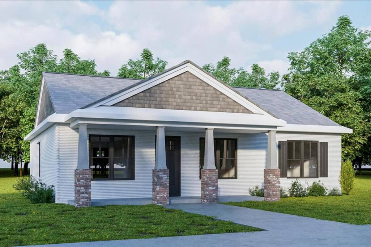 Toda esta casa de tres dormitorios se imprimió en 3D con hormigón líquido en solo 12 horas.