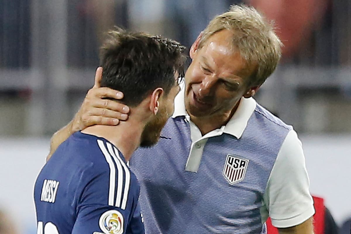Toda la admiración –y los mejores deseos– de Klinsmann a Messi: "Mis dos favoritos para Qatar son sudamericanos: Argentina y Brasil..., pero creo que es el momento para Messi"