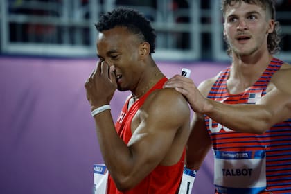 Toda la emoción para Santiago Ford, después de imponerse