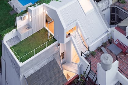Toda la obra fue realizada con el sistema de construcción en seco steel frame.
