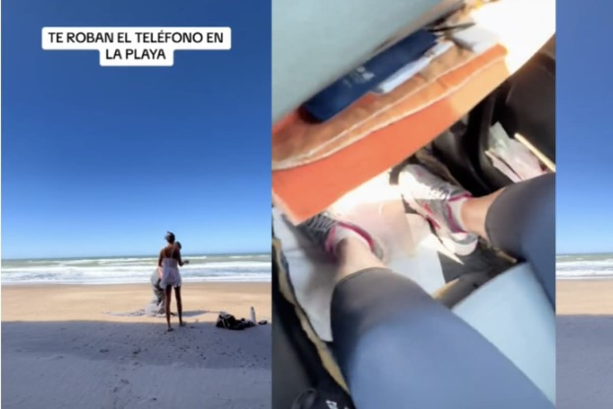 Toda la secuencia quedó registrada en el video y lo compartió después en las redes sociales