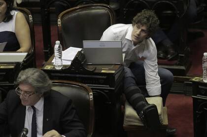 Martín Lousteau estuvo presente en el recinto