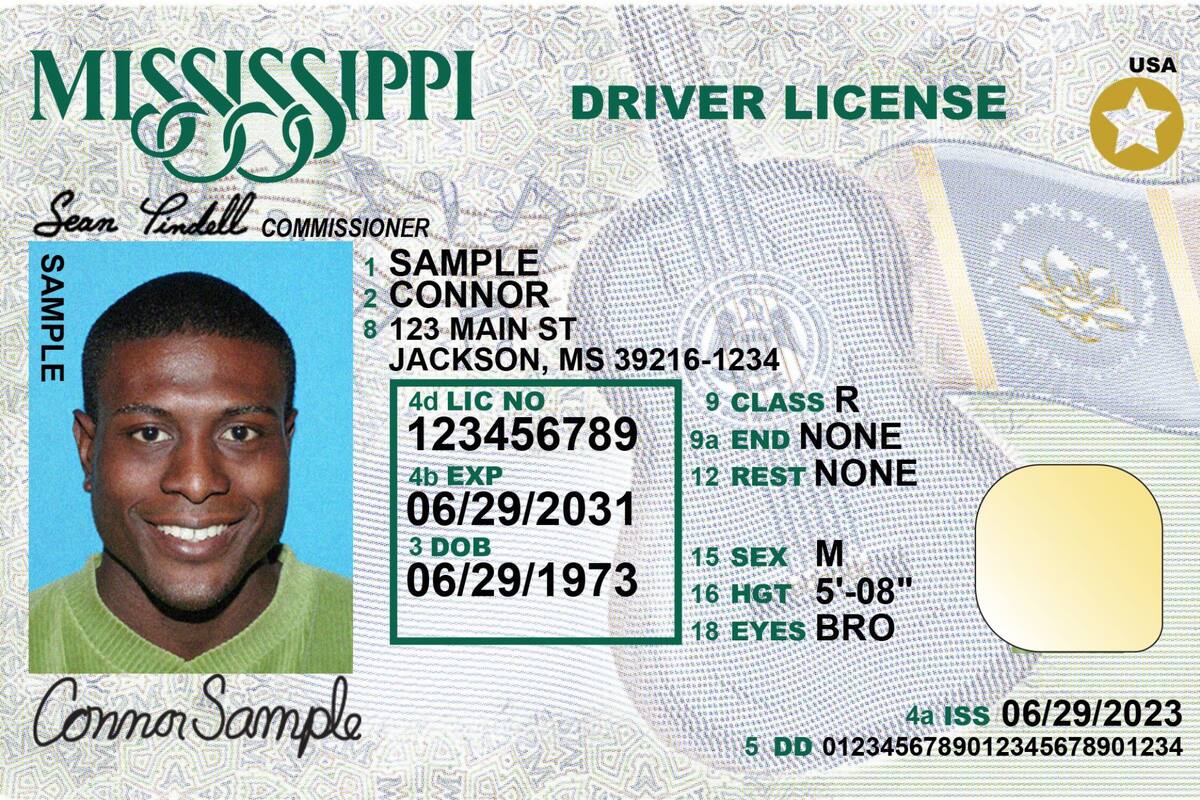 Todas las licencias de conducir y documentos de identificación de Mississippi cumplen con los requisitos de Real ID
