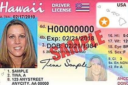 Todas las oficinas de licencias de conducir de los condados de Hawái emiten identificaciones de acuerdo a la norma federal de la Real ID