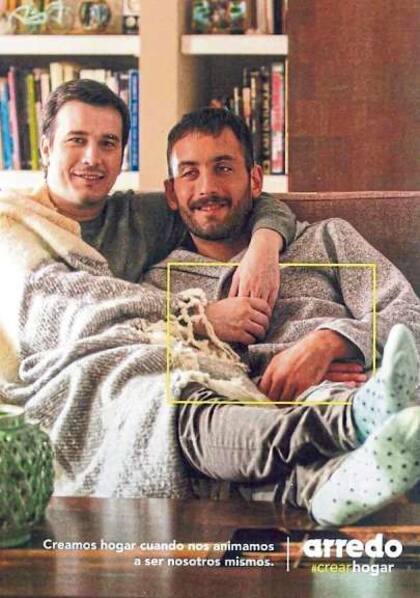Todas las parejas: Arredo fue la pionera en salir del modelo arquetípico de familia en sus comunicaciones y poner a una pareja gay para su campaña