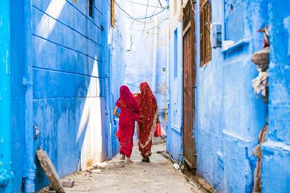Todo es azul en Jodhpur