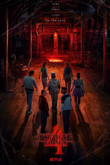 "Todo final tiene un comienzo", reza el póster de la temporada 4 de Stranger Things
