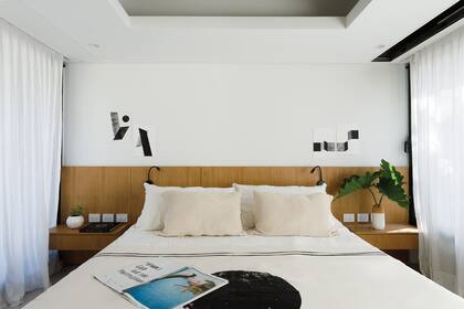 Todo guardado. Despejar los ambientes de cosas amontonadas y reducir el ruido visual es propicio para el buen descanso.