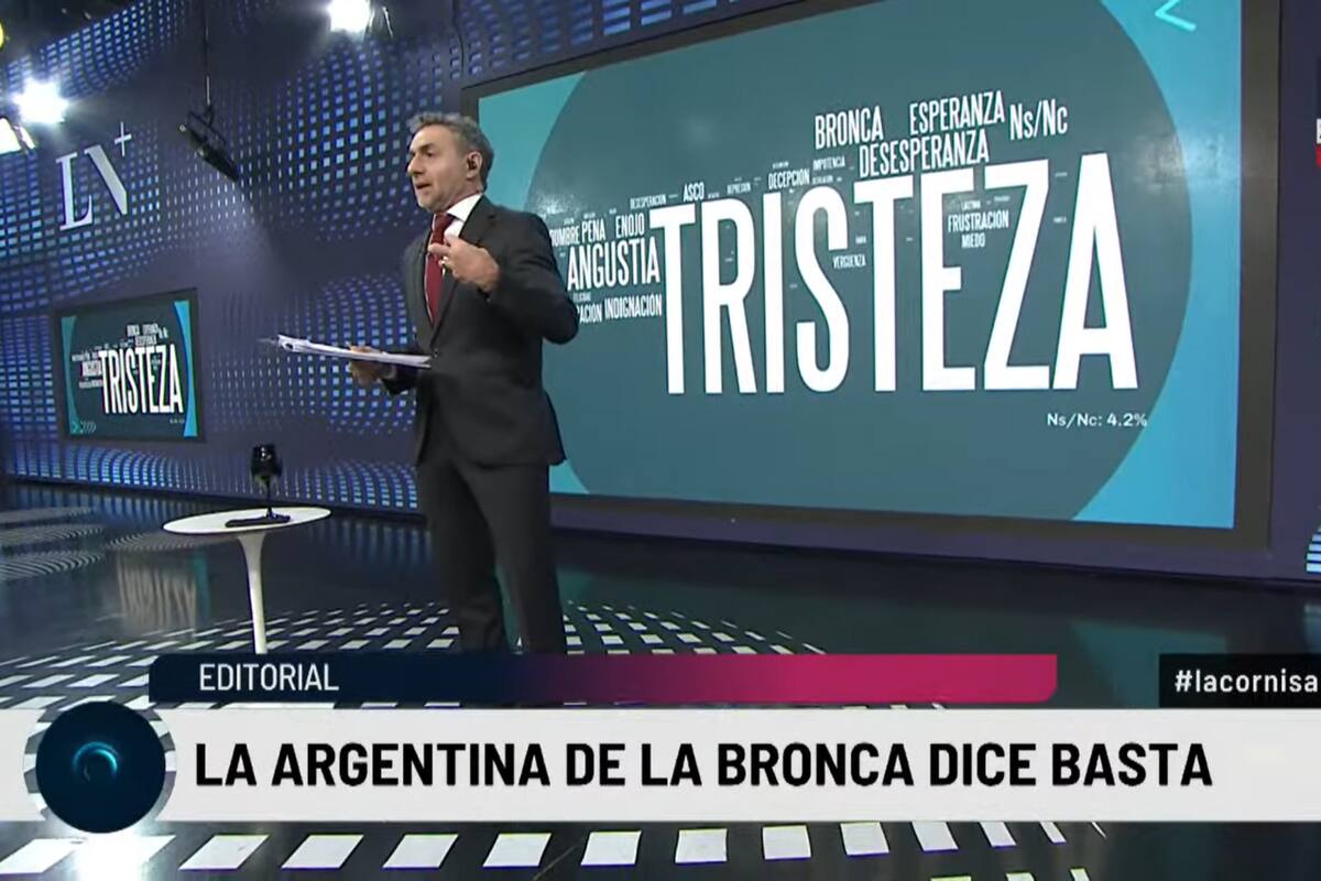 "Todo indica que vamos a estar peor", determinó Luis Majul en su editorial