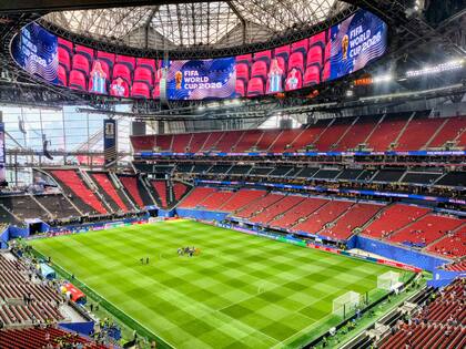 Todo preparado para el cruce de la selección argentina con Egipto en Atlanta.