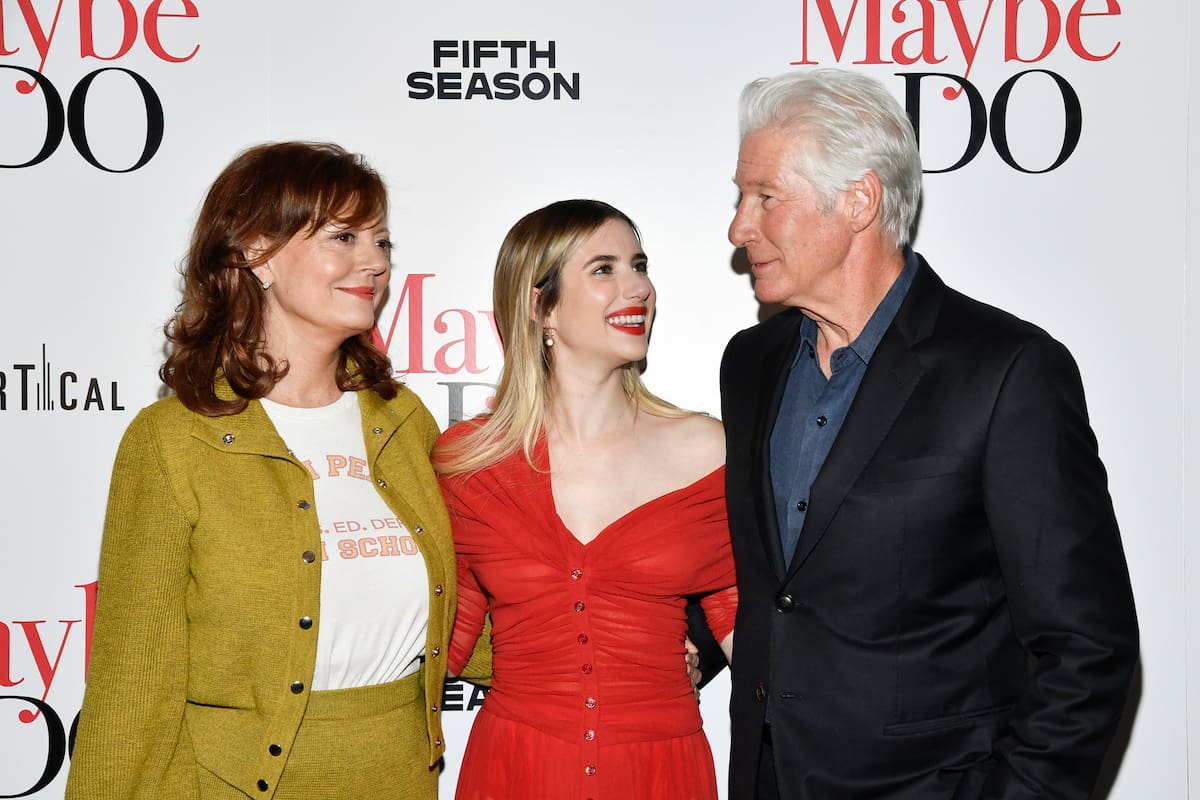 Todo queda “en familia”: Emma Roberts contó cómo fue compartir el set con Richard Gere y Susan Sarandon en Quizás para siempre