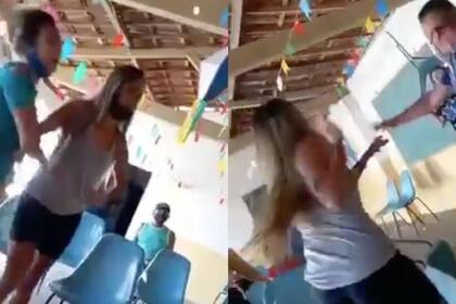 Todo quedó grabado en un video que se hizo viral