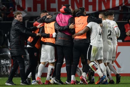 Todo un símbolo del trabajo grupal de Newell's, el líder
