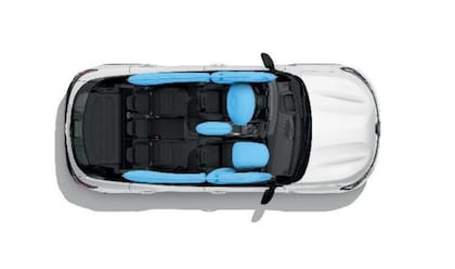 Todos los airbags con los que cuenta el Renault Austral
