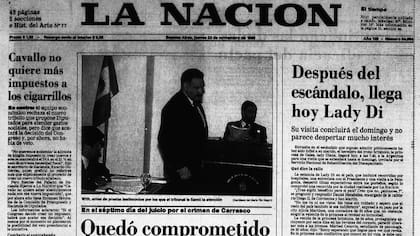 Todos los días de su visita, los medios cubrieron cada paso de Lady Di en la Argentina