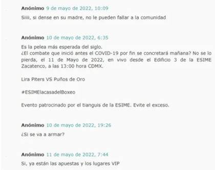 Todos los estudiantes del IPN se dieron cita para ver esta pelea callejera