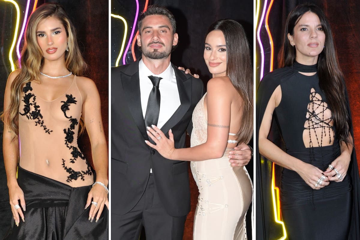Todos los looks de la "alfombra negra" de los Martín Fierro de los canales de streaming 2025