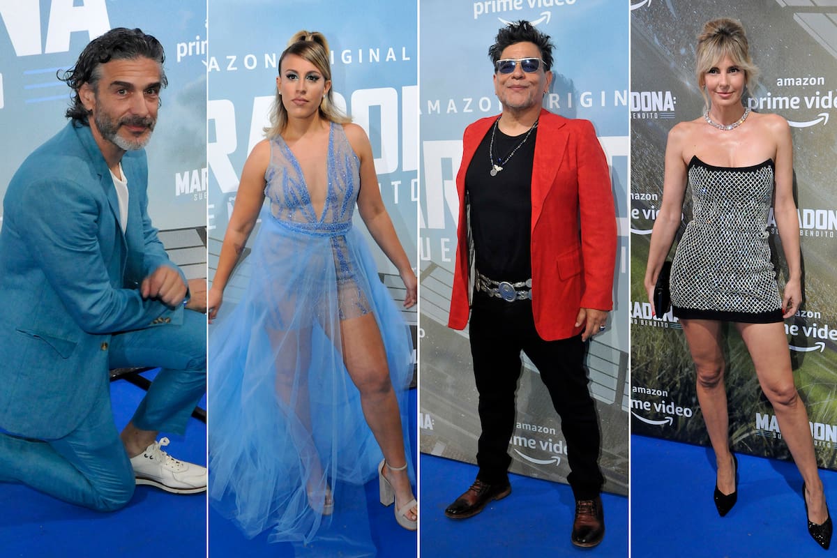 Todos los looks de la presentación de Maradona: sueño bendito