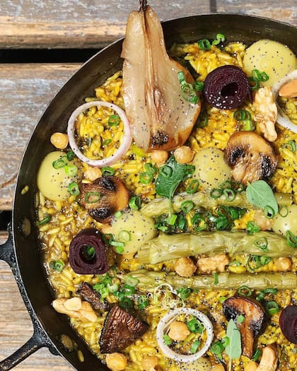 Todos los platos de Verde Bistró son vegetarianos.