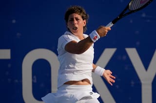 La tenista española Carla Suárez Navarro ganó su primer singles tras superar un cáncer